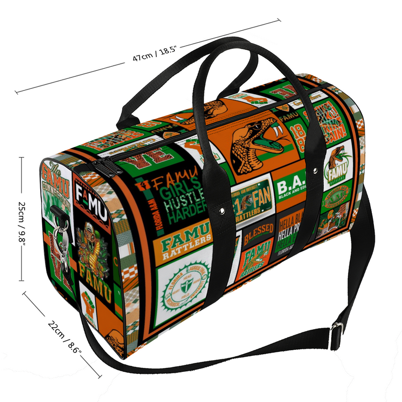 Famu Rattlers Travel Handbag v4374