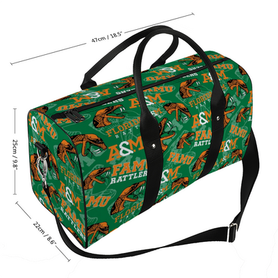 Famu Rattlers Travel Handbag v4373