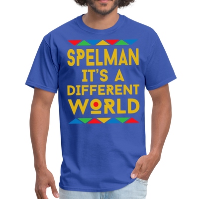 Spelman World T-Shirt - royal blue