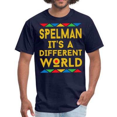 Spelman World T-Shirt - navy