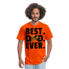 Best Dad Ever Famu T-Shirt - orange