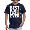 Best Fisk Ever T-Shirt - navy