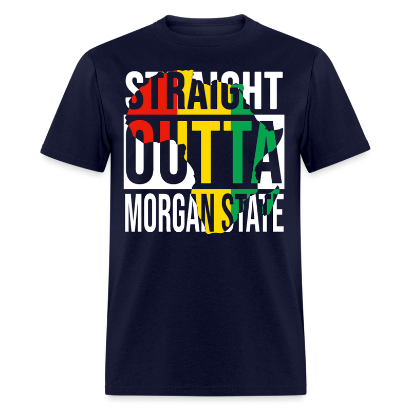 Straight Outta Morgan State T-Shirt - navy