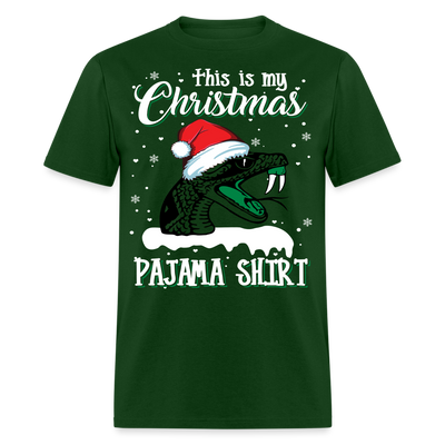 Famu-My Christmas Pajama T-Shirt - forest green