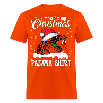 Famu-My Christmas Pajama T-Shirt - orange