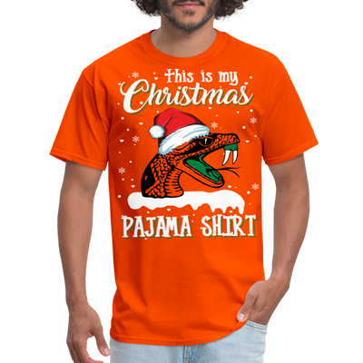 Famu-My Christmas Pajama T-Shirt - orange