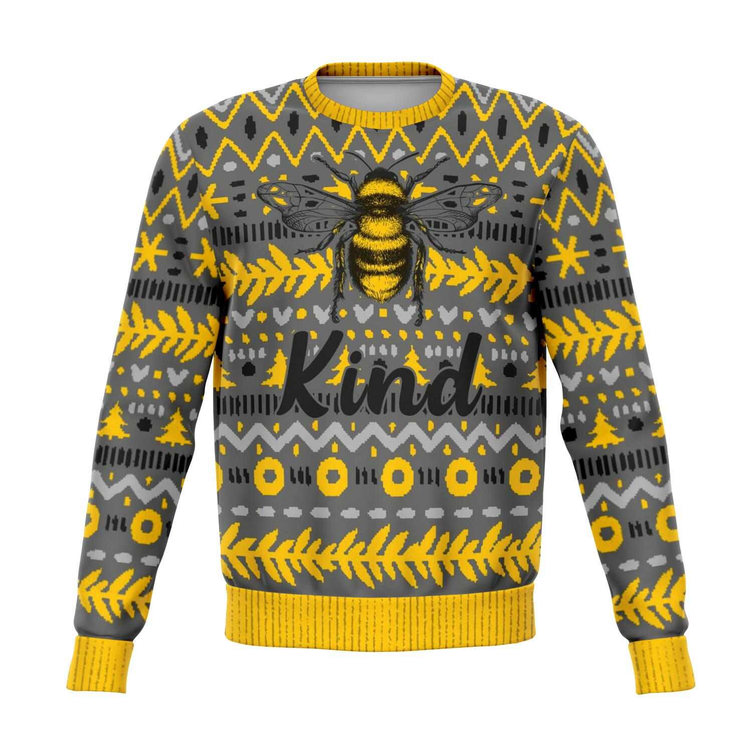 Bee Kind Sweater - Christmas AOP