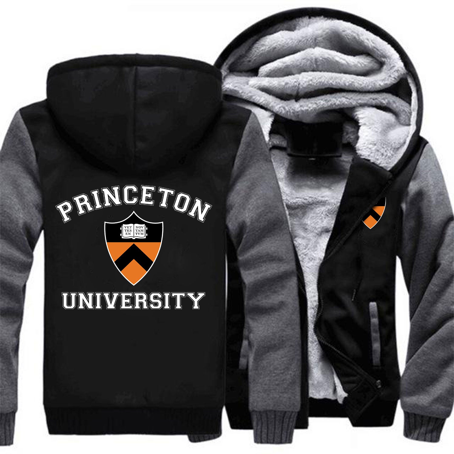 Princeton University Hoodie Winter Fleece
