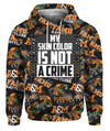 Famu Rattlers 3D- My Skin color is not a crime T-Shirt/Hoodie/Sweatshirt